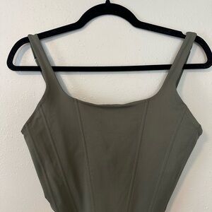 ReoRia Olive Green Corset Top
